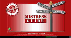 Desktop Screenshot of mistress-guide.com