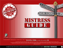 Tablet Screenshot of mistress-guide.com